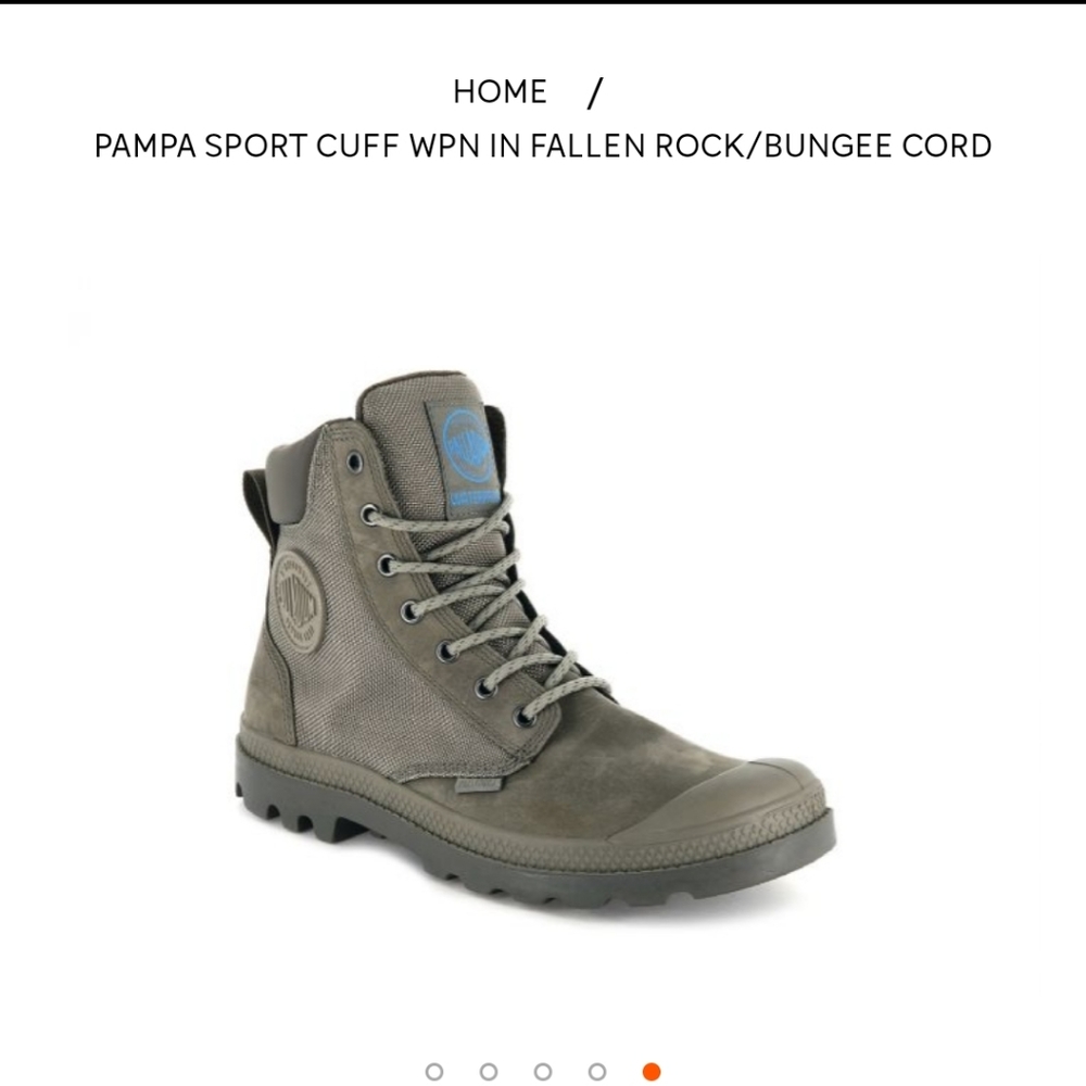 NWT Palladium boot Pampa Sport Cuff WPN waterproof